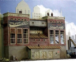 3D Background N Scale Structure Kit Industrial Factory #4