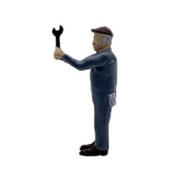 O Scale People, MECHANIC With Wrench In Hand Finished