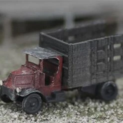 N Scale 1930s Work Truck (Bulldog) Stakebed Back, Finished Model