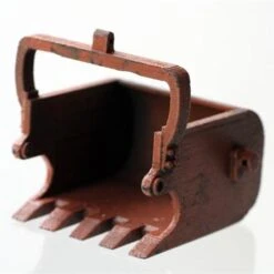 O Scale DragLine Bucket, Comes Pre Rusted