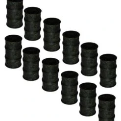 HO Scale Detail Oil Drums 12 Pack Individual Drums, Finished