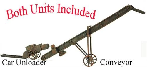 O Scale COAL UNLOADER Set, Trackside Industrial Unit 3 O Scale COAL UNLOADER Set, Trackside Industrial Unit