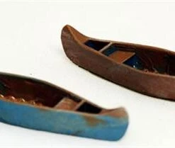 N Scale Detail CANOES Style 1, PRE AGED, Layout Ready