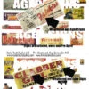 This N Scale Detail Advertising Signs, Old, Tattered & PRE WEATHERED, Variety Set 1 & 2 -LGB shop SignsAgedN12
