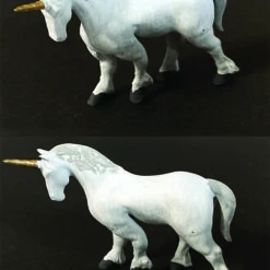 O Scale People Mythical UNICORN Creature Comes Finished
