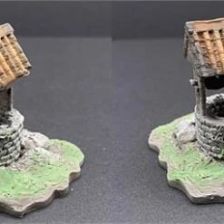 O Scale Details Water Well Stone Rustic Stone Finished Model