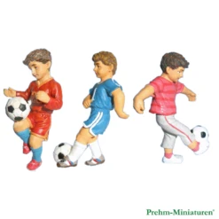 PM-550115 Boys Playing W/ Soccer Balls Set (3pcs)